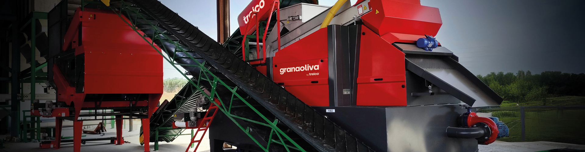 Patios de limpieza almazara moderna máquina de limpieza