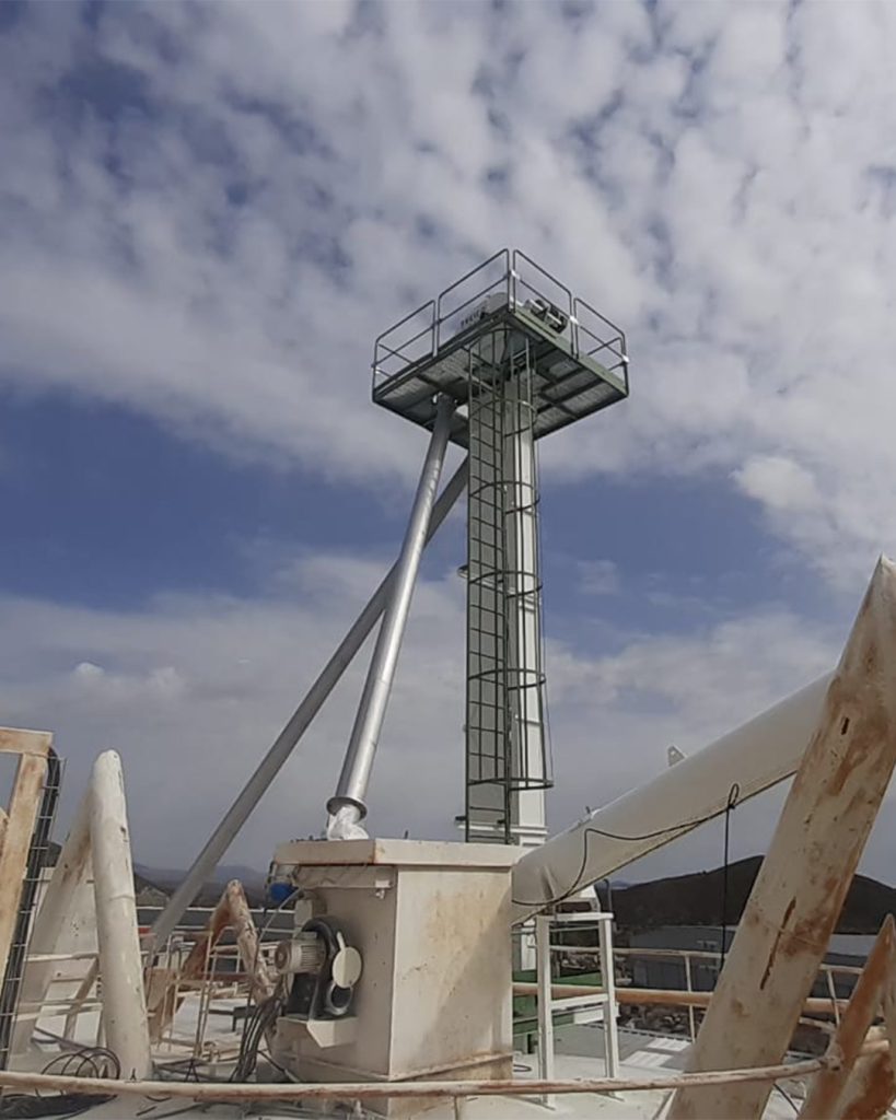 Productos y servicios: cintas y máquinas a medida para ingenierías del sector minero Sinfin - Sinfines